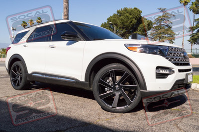 2020 Ford Explorer Limited Hybrid - 22" Dub Wheels - Continental Tires