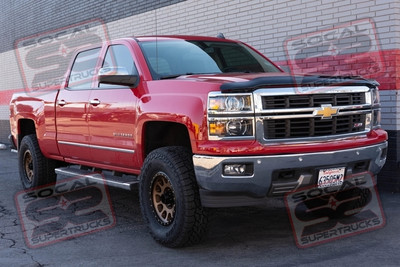 2014 Chevy Silverado 1500 - BDS / Fox - 4" Lift - Method Race Wheels - Falken Tires