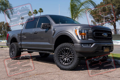 2022 Ford F-150 - BDS / Fox - 4" Lift -Fuel Off-road Wheels - Nitto Tires