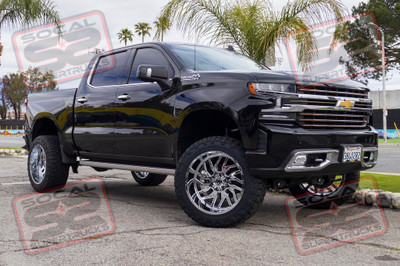 2019 Chevy Silverado 1500 - BDS / Fox - 6" Coil-over Lift - TIS Off-road Wheels - Nitto Tires