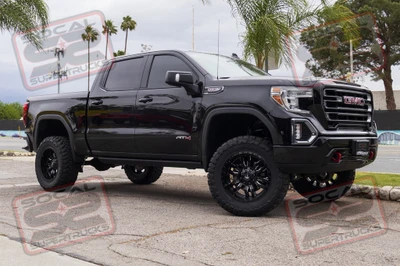2021 GMC Sierra 1500 HD AT4 - BDS / Fox - 6" Coil-over Lift - Fuel Off-road Wheels - Toyo Tires
