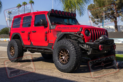 2019 Jeep Wrangler Unlimited Rubicon - Teraflex / Falcon - 3.5" Lift - Fuel Off-road Wheels - Falken Tires