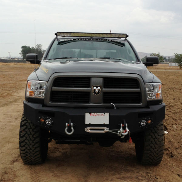 dodge ram led light bar roof mount