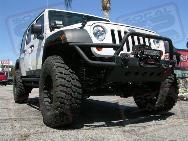 Rubicon Express 3.5" Super-Flex Short Arm Suspension System, Bilstein 5100 Series Monotube Shocks, Smittybilt XRC10 Winch With Synthetic Rope and Aluminum Fairlead, Smittybilt XRC Rock Sliders, Smittybilt SRC Front & Rear Bumpers With Swinging Spare Tire Mount,Rigid 10" E Series Led Lightbar, Rigid Dually D2 Driving Lights, Poison Spyder A-Pillar Light Mounts,Poison Spyder Hawse Fairlead Rigid 10" LED Light Bar Moun, 17x9 ProComp 7032 Flat Black Wheels, 35x12.50R17 BFG Mud Terrain KM2 Tires