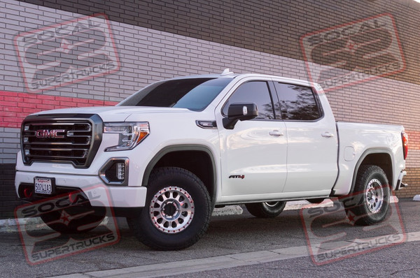 2020 GMC Sierra 1500 AT4 +1" Front / -1" Rear Level - Method Race Wheels - Nitto Tires