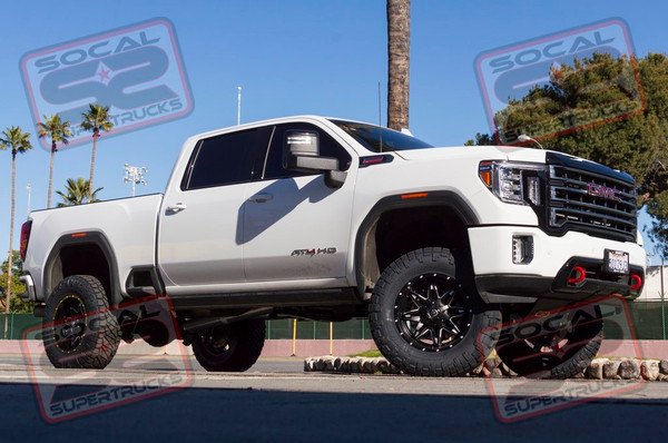 2021 GMC Sierra 2500 HD AT4 - BDS / Fox - Fuel Off-road Wheels - Nitto Ridge Grappler Tires