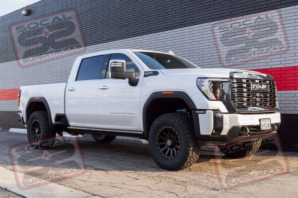 2024 GMC Sierra 2500 HD Denali Ultimate - Cognito / Elka - 2"-3" Lift - Icon Alloys - Nitto Tires