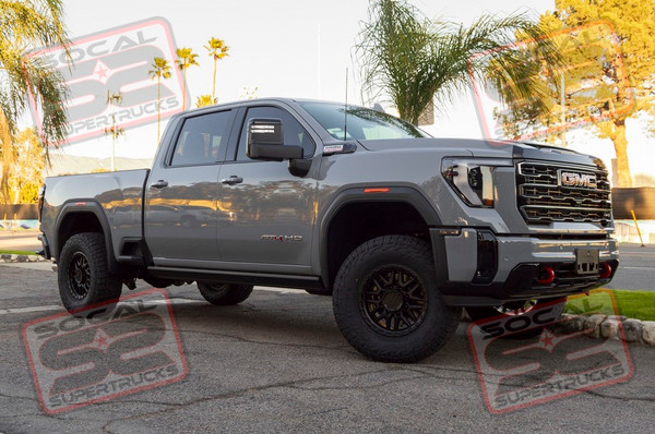 2025 GMC Sierra 2500 HD AT4 - 3" Lift Cognito / Fox - Raceline Wheels - Falken Tires