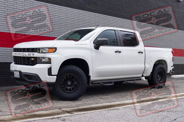 2021 Chevy Silverado 1500 - Bilstein Shocks - 2.5" Lift - N-Fab - Icon Alloys Wheels - Toyo Tires