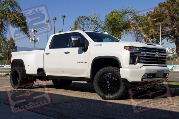 2020 Chevy Silverado 3500 HD DRW - CST / Fox - 2.5" Lift - AMP Reseach - DDC Wheels - Toyo Tires
