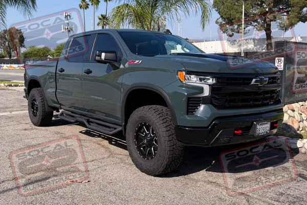 2025 Chevy Silverado 1500 Trail Boss - BDS / Fox - 3.5" Lift - Fuel Off-road Wheels - Falken Tires