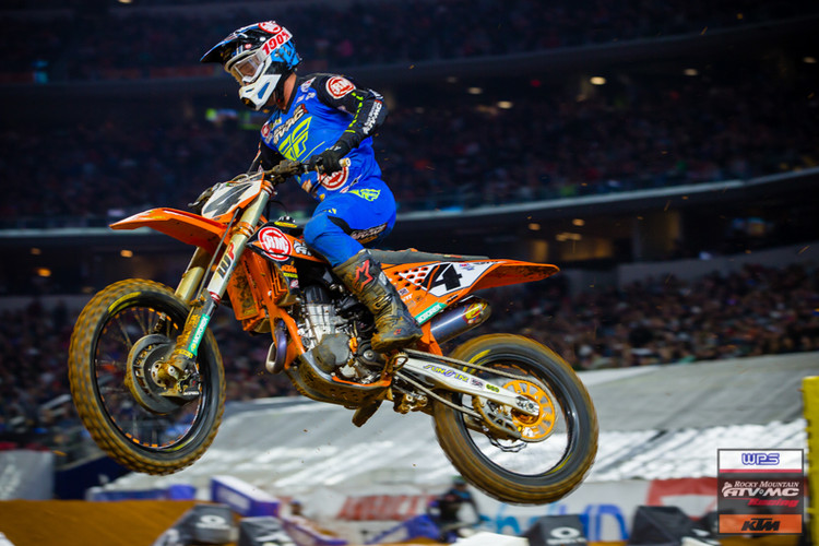 Baggett Races to Top Ten Finish at Arlington SX | SoCal SuperTrucks Backed Team RockyMountain ATV/MC Race Report