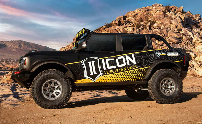 Introducing the All-New ICON Vehicle Dynamics 2021+ Ford Bronco Billet Upper Control Arms with Delta Joint PRO Introducing the All-New ICON Vehicle Dynamics 2021+ Ford Bronco Billet Upper Control Arms with Delta Joint PRO