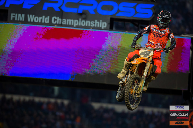 Baggett Charges to 9th at Oakland SX | SoCal SuperTrucks Suppored Team Rocky Mountain ATV/MC Race Report