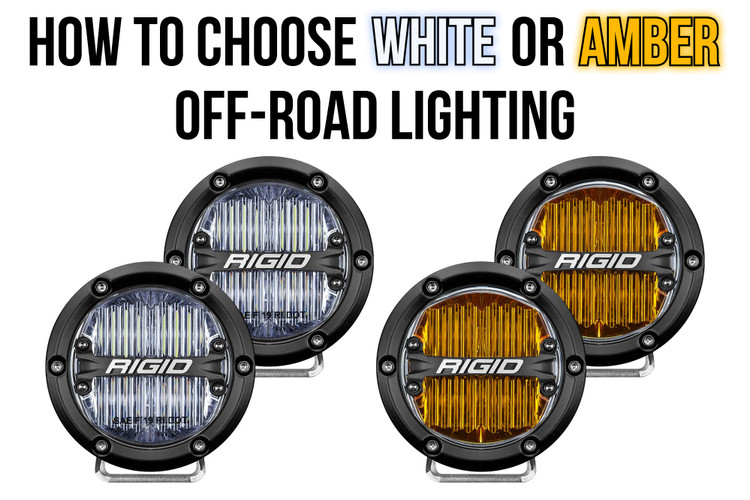 How to Choose Between White and Amber Off-road Lighting