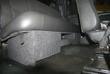 DUAL SUB BOX Amp Rack 1999-2006 CHEVY EXTENDED CAB