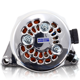 S Series Billet 170 AMP Racing Alternator For C6 Corvette - Chrome Finish