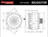 E Series 370 amp Blue Billet GM truck