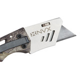 NVX Gray Camo Handle Stainless Steel Utility Knife