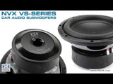 NVX 250W RMS Dual 2-ohm 8" Car Subwoofer