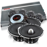 **Package Deal**I 2 Sets of Evil Mid's and Tweeters w/ DM100.4 Amplifier | Condition: New | Category: Amplifiers