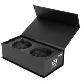 NVX XQS653KIT 700W Peak (350W RMS) 6.5" X-Series 3-Way Component Speaker System with Carbon Fiber Cones and 30mm Silk Dome Tweeters | NVX-XQS653KIT | in Speakers | Brand NVX Audio