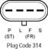 P101-L-5 Voltage boost harness for GM 4 pin regulators for a 2.5 volt increase for Lithium or 14-volt AGM batteries | P101-L-5 | in Voltage Control | Brand Mechman