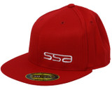 SSA Flat Brim Hat | Red | Condition: New | Category: Swag