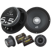 PK6S - 6.5" 2-WAY 250 WATTS RMS COMPONENT KIT PRO AUDIO SPEAKERS by Massive Audio® | Condition: New | Category: Speakers