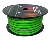 Full Tilt 1/0 Lime 50' Tinned OFC Oxygen Free Copper Power/Ground Cable/Wire
