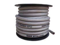 Full Tilt 4 Gauge Clear 50' Tinned OFC Oxygen Free Copper Power/Ground Cable/Wire