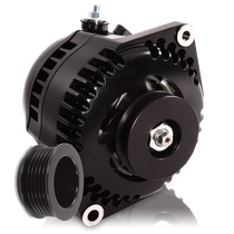 170 amp racing alternator for 1963-1985 GM -  BLACK (includes 2 pulleys)