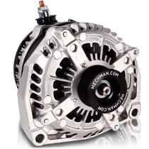 320A large case 2001-2007 GM truck alternator - 6.6l Diesel - side output stud | Condition: New | Category: 2001 - 2007 (early)