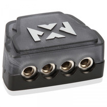 NVX Universal Distribution Block With One 1/0 - 4 Gauge Input and Four 4 - 8 Gauge Outputs | Condition: New | Category: Electrical