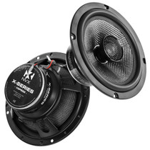 NVX XSP652 600W Peak (200W) RMS 6.5" X-Series 2-Way Coaxial Speakers with Carbon Fiber Cones and 25mm Silk Dome Tweeters | Condition: New | Category: Speakers