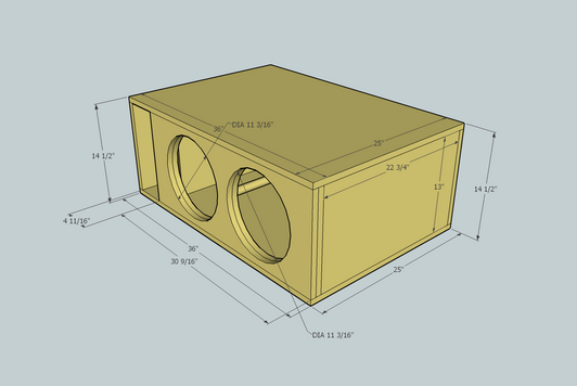 4 Woofer Enclosure Design - SSA