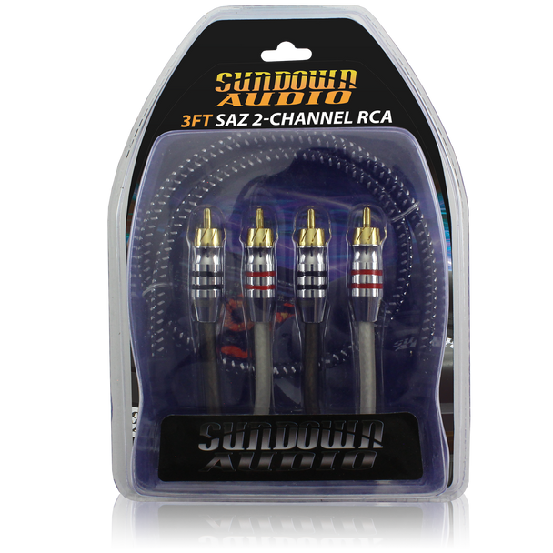 Sundown Audio SAZ 2-Channel RCA 3 ft | Condition: New | Category: Electrical