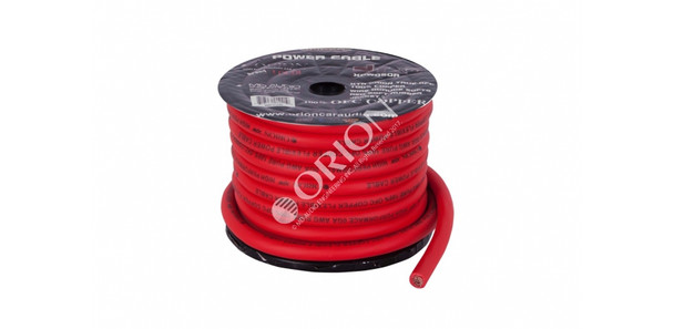 ORION XTR NTENSE WIRE SPOOL 100% OFC COPPER 0 GAUGE 50 FEET RED SOFT RUBBER JACKET | Condition: New | Category: Electrical