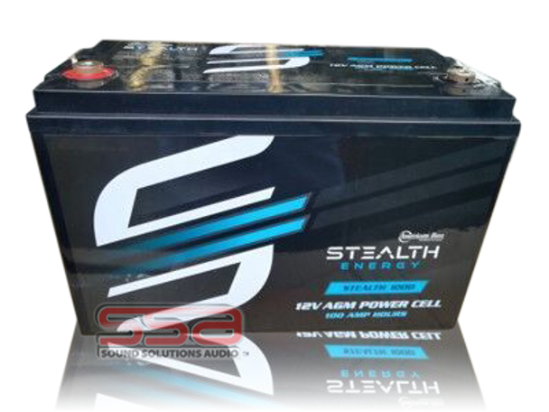 Stealth 1000 (12V100AH) AGM Battery by American Bass | Condition: New | Category: Electrical