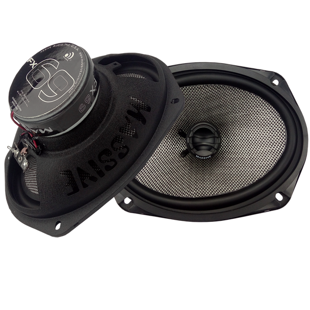 FX69 - 6"X9" 2-WAY 80 WATTS RMS COAXIAL SPEAKERS by Massive Audio® | Condition: New | Category: Speakers