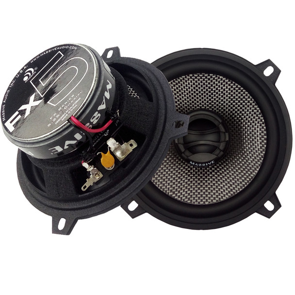 FX5 - 5.25" 2-WAY 60 WATTS RMS COAXIAL SPEAKERS by Massive Audio® | Condition: New | Category: Speakers