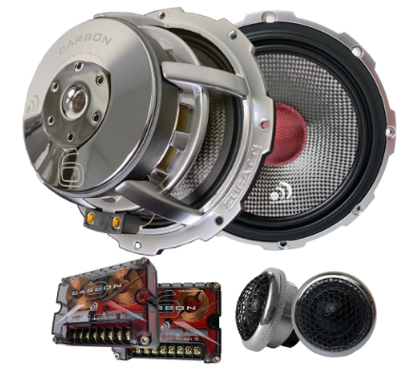 CARBON 6 - 6.5" 280 WATTS RMS COMPONENT KIT SPEAKERS by Massive Audio® | Condition: New | Category: Speakers