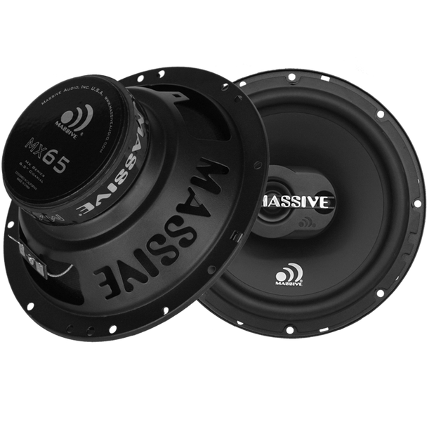 MX65 - 6.5" 2-WAY 60 WATTS RMS COAXIAL SPEAKERS by Massive Audio® | Condition: New | Category: Speakers