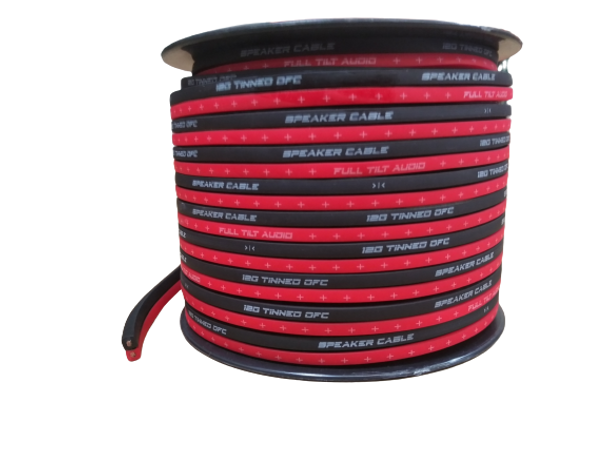 Full Tilt 12 Gauge Red/Black 100' Tinned OFC Oxygen Free Copper Wire