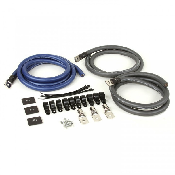 NVX 1/0 AWG Big 3 Upgrade Kit with 100% OFC Wire for Audio Systems up to 350 Amps | Condition: New | Category: Electrical