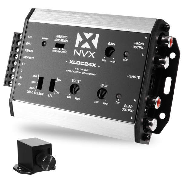 NVX 2 inputs / 4 outputs High Voltage Active Line Output Converter with Impedance Matching and Remote Level Control | Condition: New | Category: Electrical