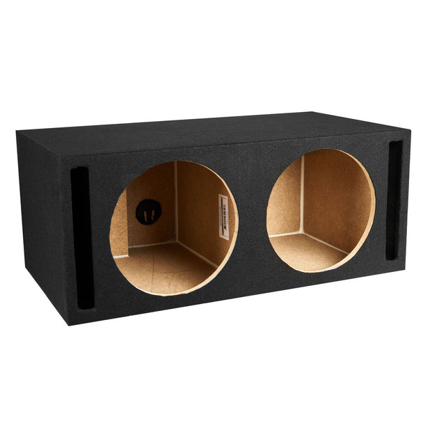 NVX Ported Dual 12" Sub Box Made of 3/4" MDF (Made in the US) | Condition: New | Category: Enclosures