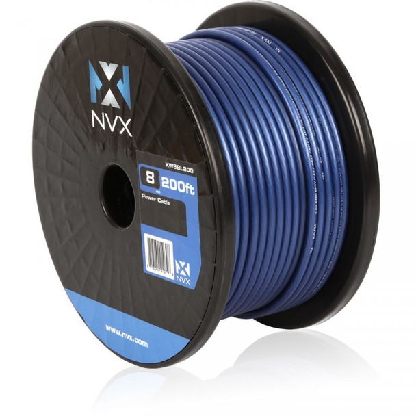 NVX 8 AWG Power/Ground Wire in Metallic Powder Blue (200 ft.) | Condition: New | Category: Electrical