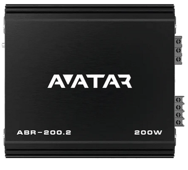 Avatar - ABR-200.2 2 Channel Class AB 200 Watt Black Amplifier Buran Series | Condition: New | Category: Amplifiers