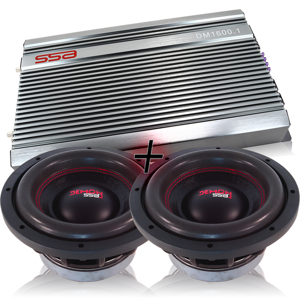 **Package Deal**I 2 SSA Demon 10" W/ DM1600.1 Amplifier | Condition: New | Category: Amplifiers